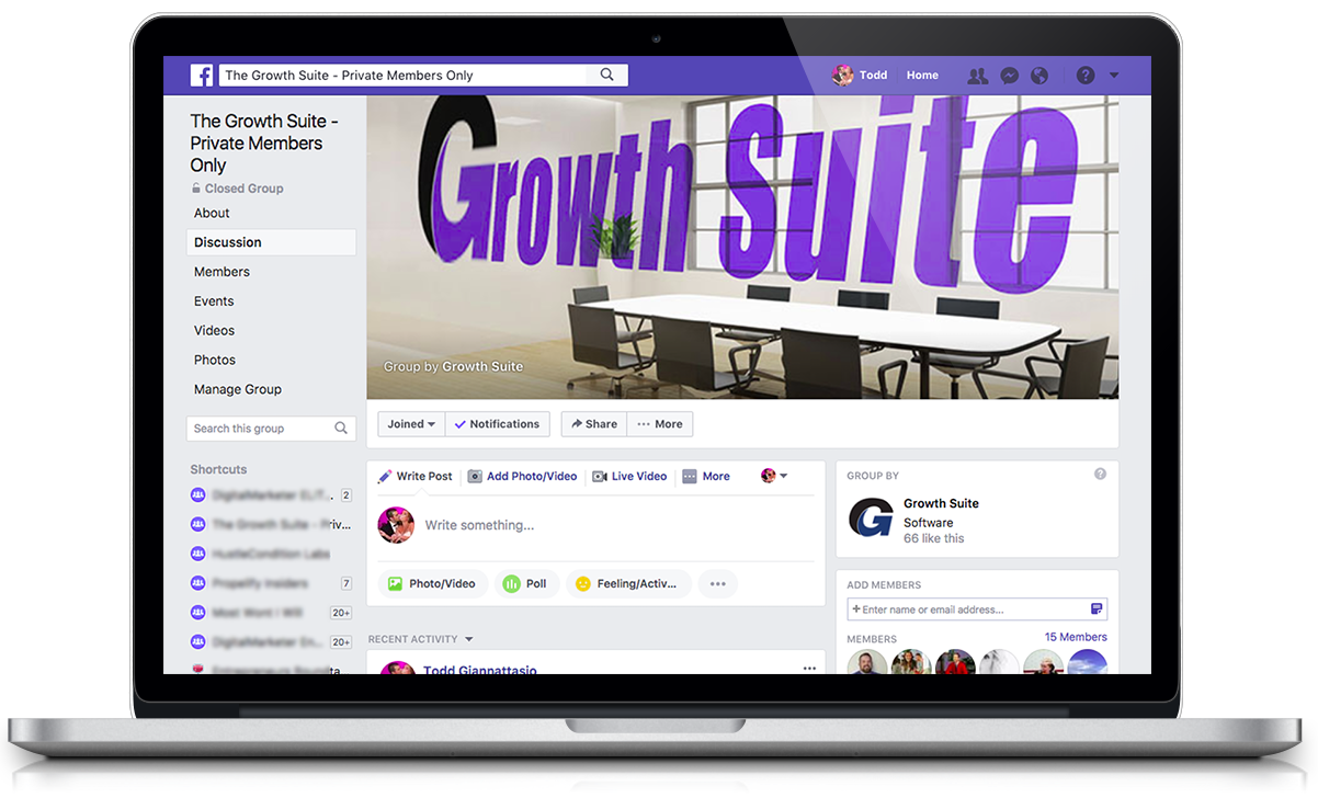 Growth Suite FB Group Macbook
