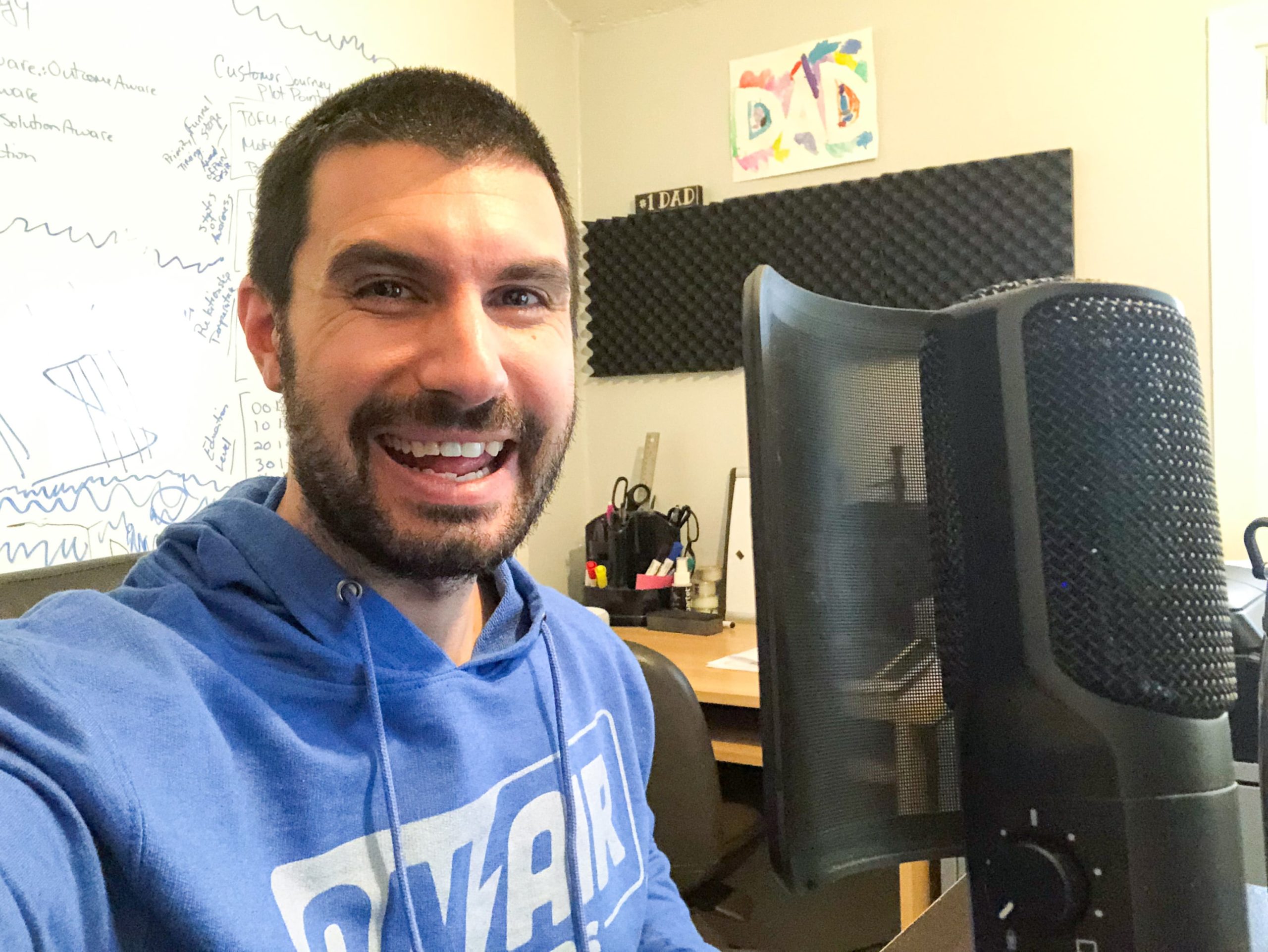 todd podcasting smile mic oab announcement