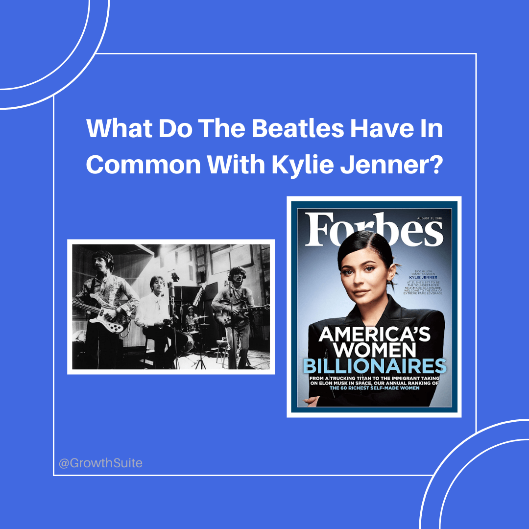 beatles and kylie jenner forbes cover