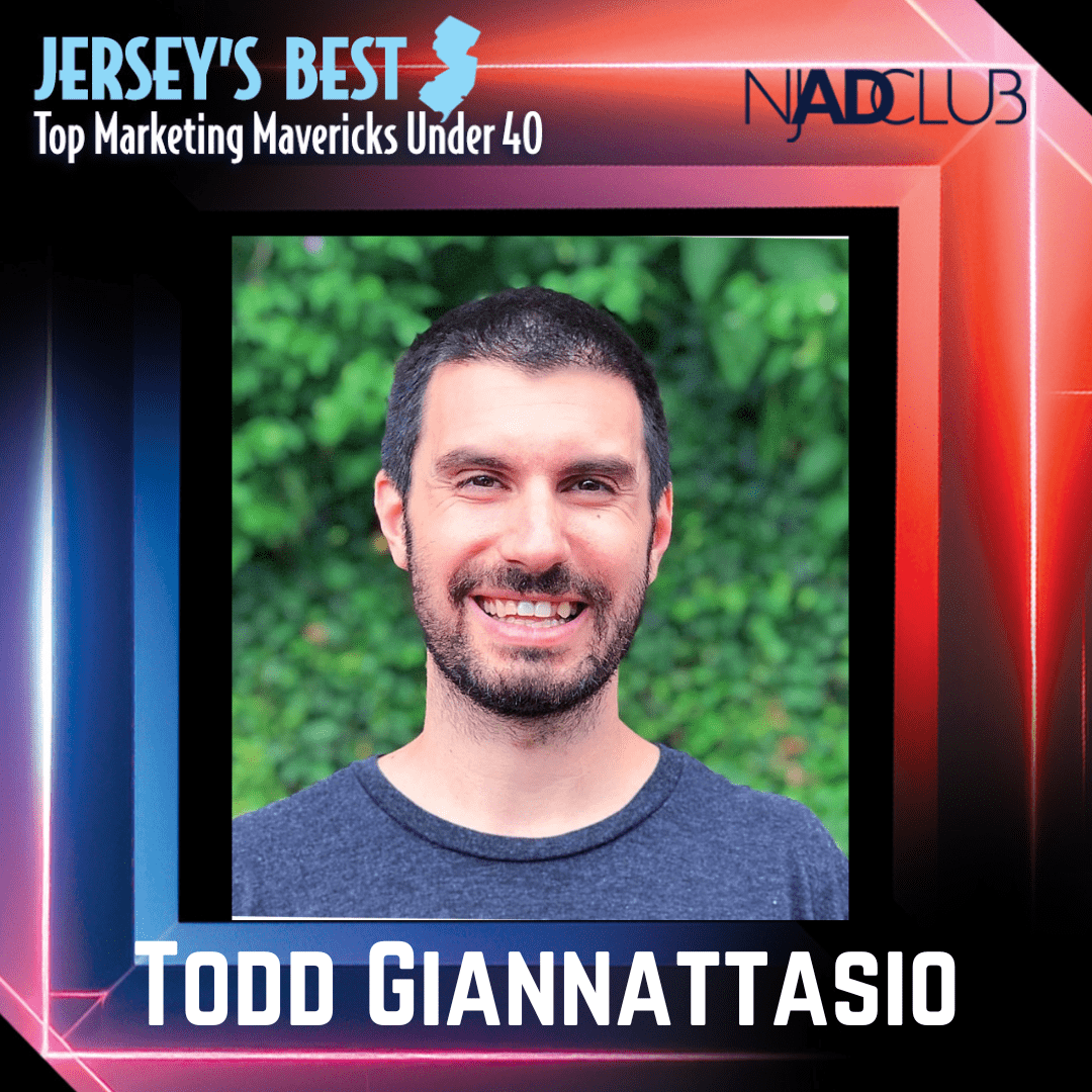 Todd Giannattasio Top Marketing Maverick 40 Under 40 NJ Ad Club